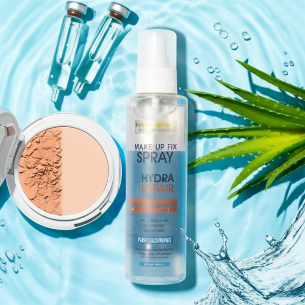 Fruit Of Wokali Makeup Fix Spray With Peach Essence – Long-lasting Hydration & Setting Mist For All Skin Types – 160ml | Makeup Fixer Spray