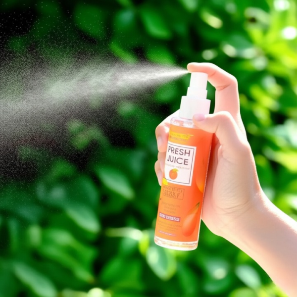 Fruit Of Wokali Makeup Fix Spray With Peach Essence – Long-lasting Hydration & Setting Mist For All Skin Types – 160ml | Makeup Fixer Spray