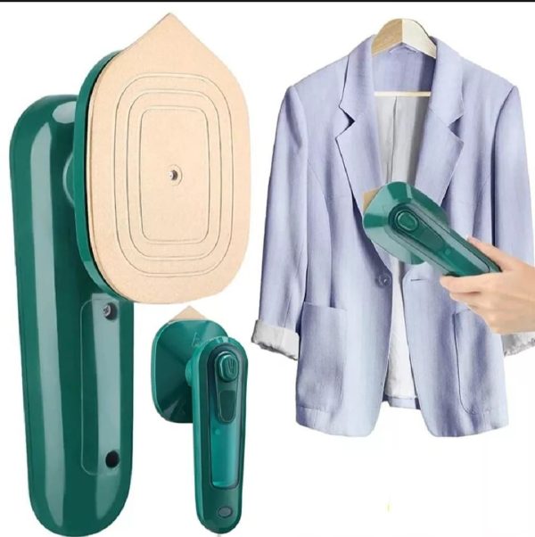 Portable Mini Electric Steam Iron – Handheld Garment Steamer For Clothes | 40w Ceramic Soleplate, Travel-friendly, 80ml Water Tank