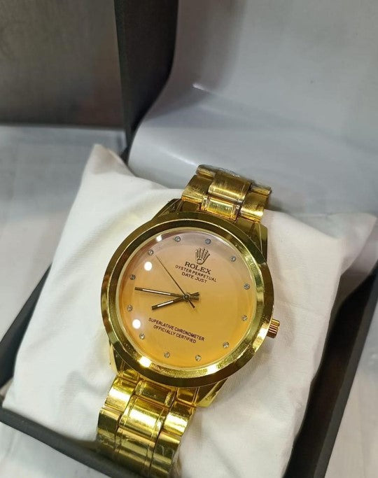 Rolex Men’s Formal Quartz Wrist Watch With Stainless Steel StrapRolex Men’s Formal Quartz Wrist Watch With Stainless Steel Strap ( Without Box )( Without Box )