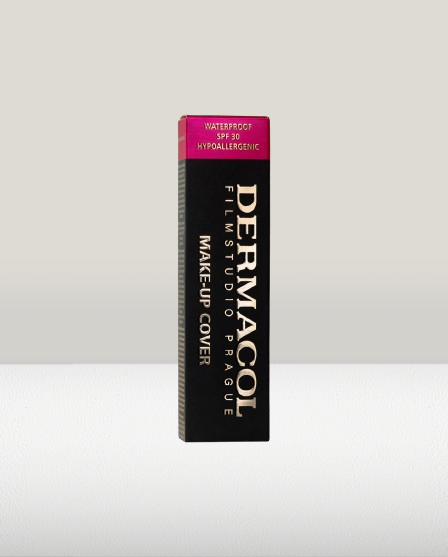 Dermacol Make-up Cover Foundation 30g – Ivory & Fair Shades – Full Coverage, Waterproof, Matte Finish