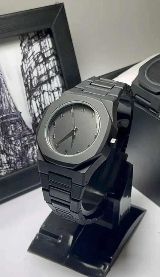 Full Black Aura Quartz Watch – Lightweight Design, , Premium Quality & Finish – Best Quality Analog Watch For BoysFull Black Aura Quartz Watch – Lightweight Design, , Premium Quality & Finish – Best Quality Analog Watch For Boys