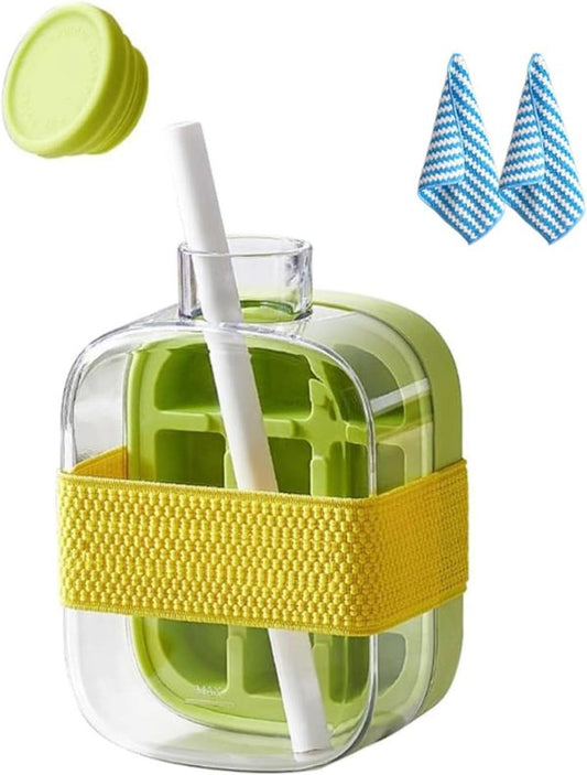 My Crush Cup Ice Cube Tray, Water Bottle Ice Cube Tray, Cool Summer Ice Cube Cup, Upgraded Ice Cube Bottle, Reusable Press-to-cold Ice Cube Hydration – 500ml – Random Color