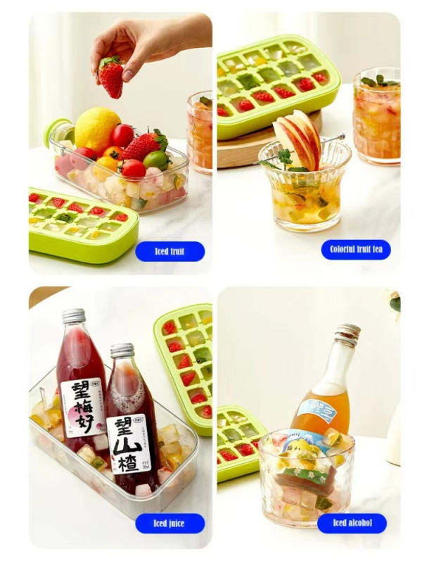 My Crush Cup Ice Cube Tray, Water Bottle Ice Cube Tray, Cool Summer Ice Cube Cup, Upgraded Ice Cube Bottle, Reusable Press-to-cold Ice Cube Hydration – 500ml – Random Color