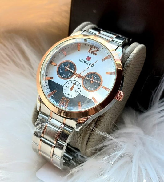 Reward Men’s Watch – Premium Quality, Waterproof, Stylish Design (with Gift Box)